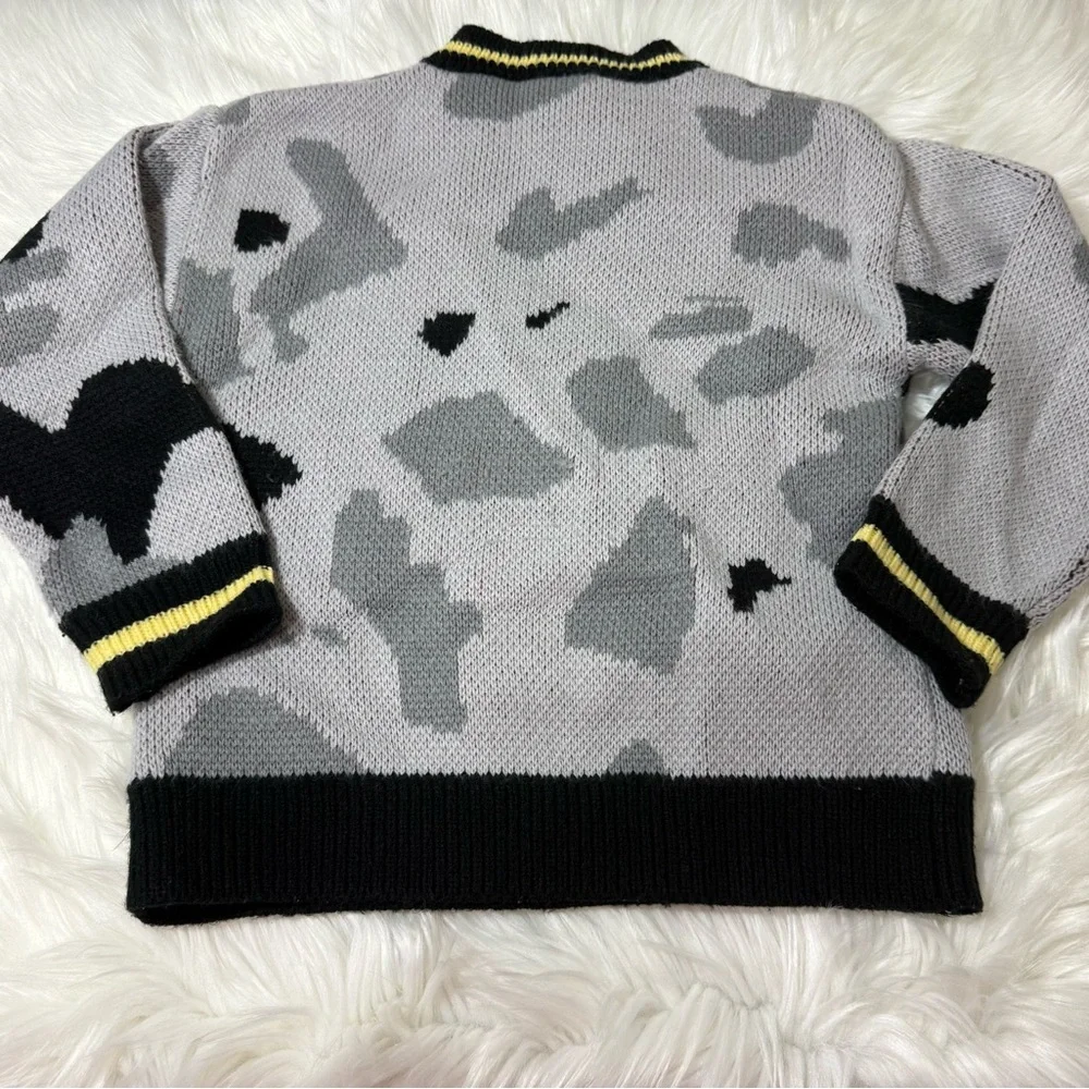 SHEIN Youth Boy Size 7 Lion Sweater - Gray and Black